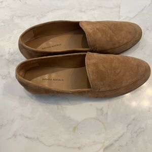 Banana Republic Tan Suede Loafers-size